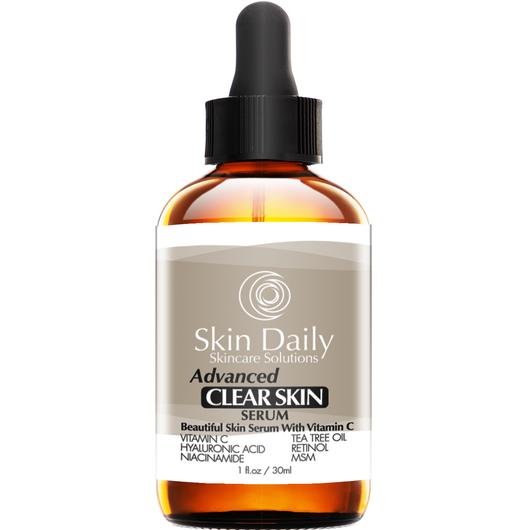 Advanced Clear Skin Serum + Vitamin C, Tea Tree Oil, Niacinamide, Retinol
